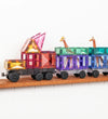 Connetix Magneetset - 50 Onderdelen - Pastel Transport Pak - Connetix - OneSize - Magnetisch speelgoed