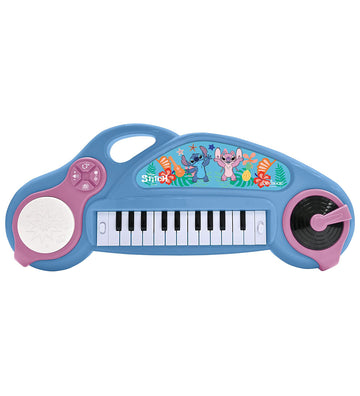 Lexibook Toetsenbord m. Microfoon/Licht - Stitch - Lexibook - OneSize - Muziekinstrumenten