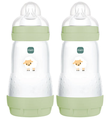 Mam Babyflesjes - 260 ml - 2-pack - Easy Start Anti-colic - Gree - MAM - OneSize - Babyflesjes