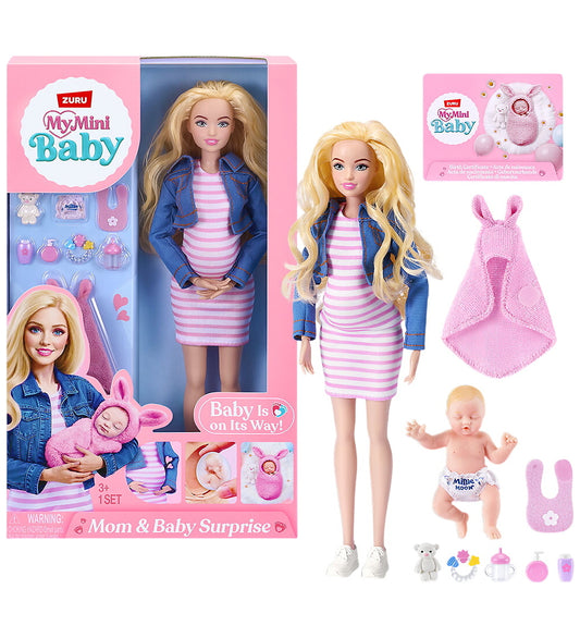 My Mini Pop - Zwanger - Serie 1 - Blond - My Mini - OneSize - Poppen