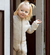 Mikk-Line Wagenspak - Wol - Melange Offwhite - Mikk-Line - 4 jaar (104) - Wagenspakken