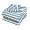 Multidoek Meyco Pre Washed Fat Stripe Jeans Blue 2 Pack