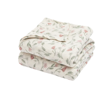 Luiers Meyco Pre Washed Flower Multicolour 2pack