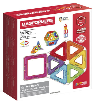 Magformers Magnetenset - 14 Onderdelen - Magformers - OneSize - Magnetisch speelgoed