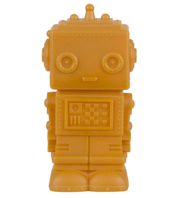 A Little Lovely Company Lamp - 14 cm - Robot - Azteekse Gold - A Little Lovely Company - OneSize - Nachtlampen