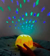 A Little Lovely Company Projectielamp - 14x9 cm - Regenbogen - A Little Lovely Company - OneSize - Nachtlampen