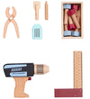 Kids Concept Houten Speelgoed - Gereedschapskoffer - Hout - Kids Concept - OneSize - Gereedschap