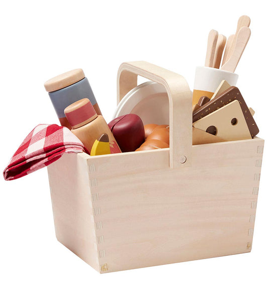 Kids Concept Speelgoedeten - Picknick Set - Hout - Kids Concept - OneSize - Speelgoedeten