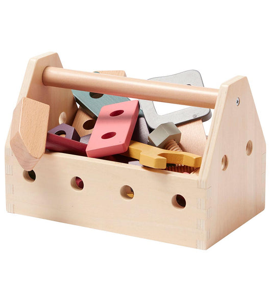 Kids Concept Houten Speelgoed - Gereedschapskist - Hout - Kids Concept - OneSize - Gereedschap