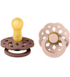 BIBS Bohemen Fopspenen - 2-pack - Maat 2 - Rond - Bosmarmot/Blus - BIBS - OneSize - Fopspenen