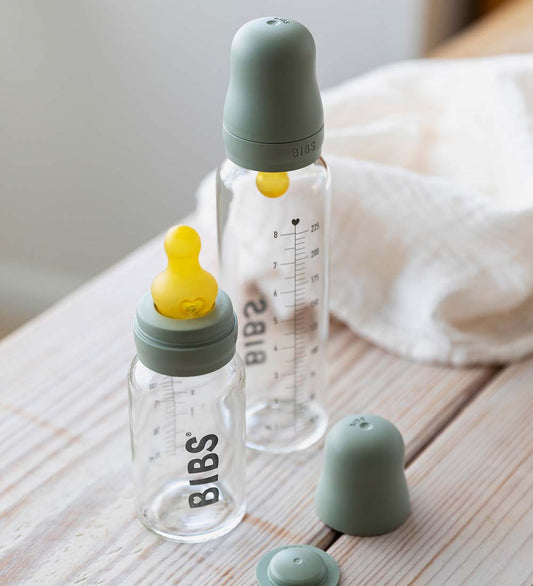 BIBS Fles - Glas - 225 ml - BIBS - OneSize - Babyflesjes