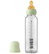 BIBS Babyflesje - Glas - Slow Flow - 225 ml - Natuurlijk Rubber  - BIBS - OneSize - Babyflesjes