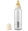 BIBS Babyflesje - Glas - Slow Flow - 225 ml - Natuurlijk Rubber  - BIBS - OneSize - Babyflesjes