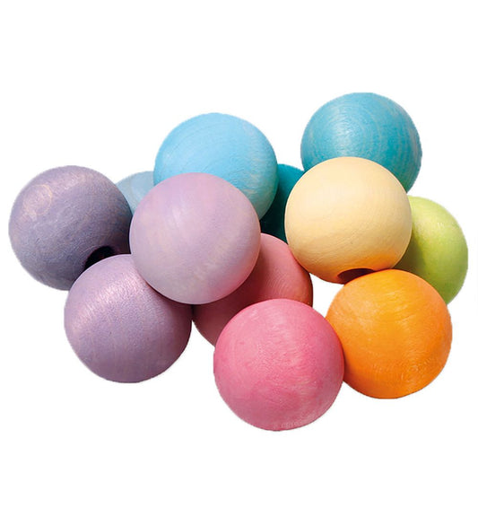 Grimms Houten Speelgoed - Kogelhoek - Pastel - Grimms - OneSize - Ramelaren