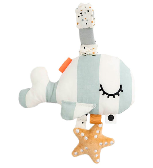 Done by Deer Hangspeeltje - Sea Friends - Blue/Mustard - Done by Deer - OneSize - Hangspeeltjes