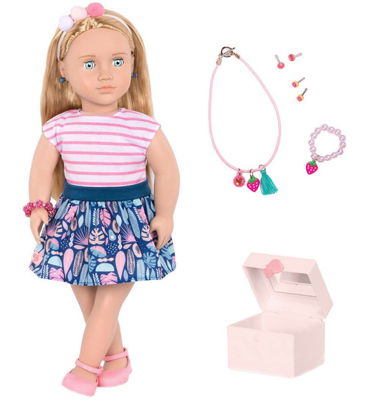 Our Generation Pop - 46 cm - Alessia m. Sieradendoos - Our Generation - OneSize - Poppen