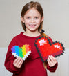 Plus-Plus Puzzel Stad Nummer - 250 st. - Hearts - Plus-Plus - OneSize - Blokken