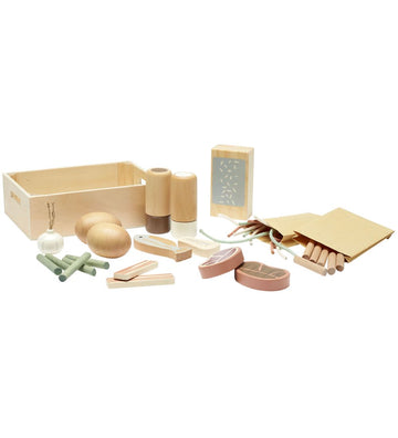 Kids Concept Speelgoedeten - Dinerservies - Hout - Kids Concept - OneSize - Speelgoedeten