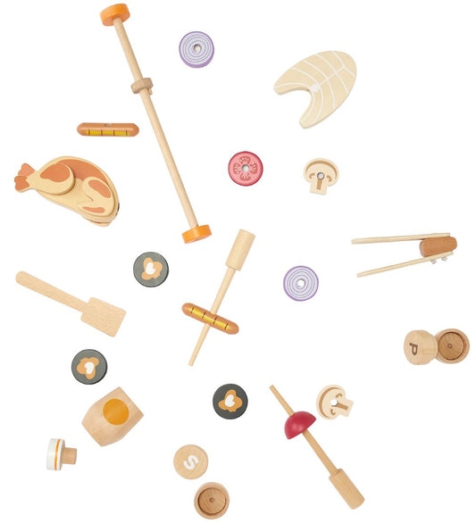 Kids Concept Houten Speelgoed - Tafelgrill - Kids Concept - OneSize - Speelkeukens