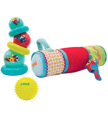 Ludi Speelset m. Ballen/Ringen - Multi - Ludi - OneSize - Activiteitenspeelgoed
