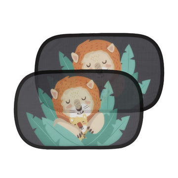 Zonnescherm Titanium Baby Cling Lion Print 2st.