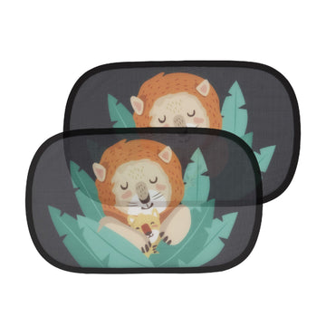 Zonnescherm Titanium Baby Cling Lion Print 2st.