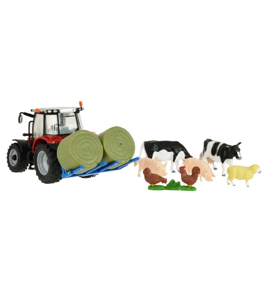 Britains Werkmachine - 43205 - 5612 - Tractor m. Dieren - Britains - OneSize - Tractors