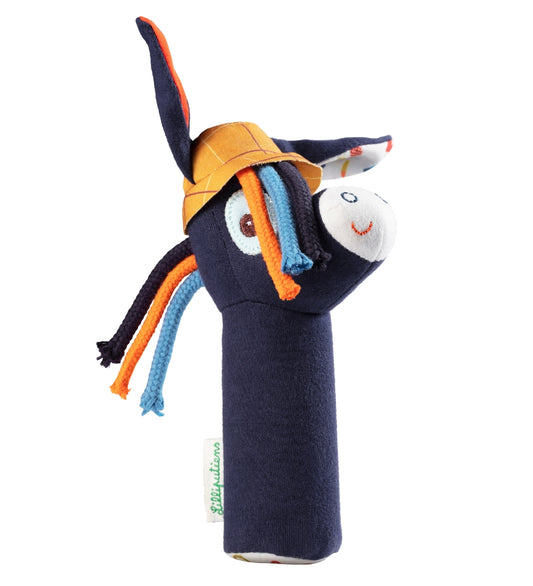 Lilliputiens Knuffel m. Geluid - 17 cm - Ignace - Navy - Lilliputiens - OneSize - Knuffels