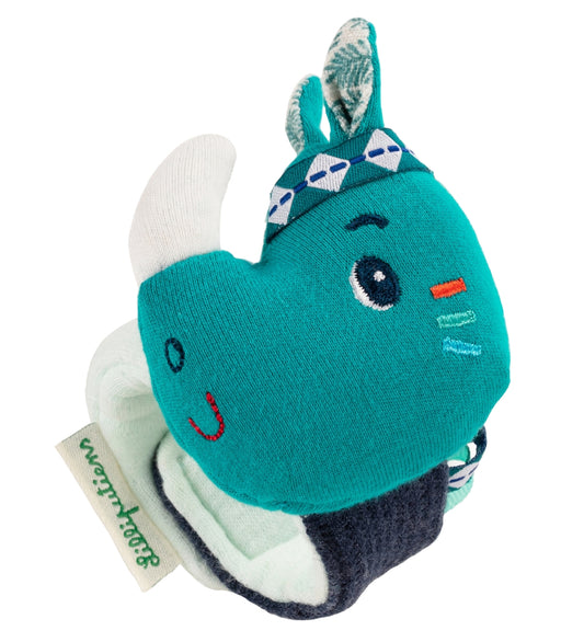 Lilliputiens Rammelaar m. Armband - Marius - Lichtblauw - Lilliputiens - OneSize - Ramelaren
