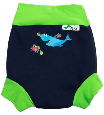 Konfidence Zwemluier - Zwemmen Nappy - Navy/Limoen Fergal - Konfidence - 9-12 mnd - Zwemluiers