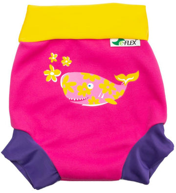 Konfidence Zwemluier - Zwemmen Nappy - Roze/Yellow Joni - Konfidence - 9-12 mnd - Zwemluiers
