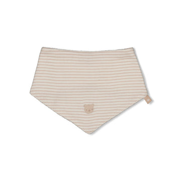Sjaal Feetje Rib Streep Honey Bear Zand One Size
