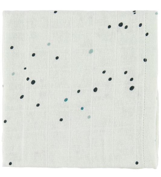 Done by Deer Wikkeldoek - 120x120 - 2-pack - Blue Dreay Dots - Done by Deer - OneSize - Wikkeldoeken