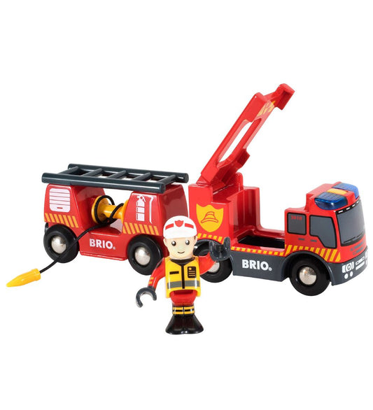 BRIO Brandweerwagen - Rood 33811 - BRIO - OneSize - Auto´s