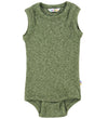 Joha Romper mouwloos - Groen Gevlekt - Joha - 50 - Rompers Mouwloos