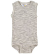 Joha Romper mouwloos - Grijs Gevlekt - Joha - 80 - Rompers Mouwloos