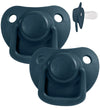 Filibabba Fopspenen - 2-pack - Donkerblauw - Filibabba - 0-6 mnd - Fopspenen