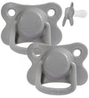 Filibabba Fopspenen - 2-pack - Donkergrijs - Filibabba - 6+ mnd - Fopspenen
