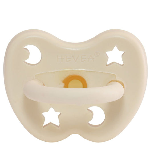 Hevea Fopspeen - 0-3 mnd. - Natuurlijk Rubber - Melkweg White m. - Hevea - 0-3 mnd - Fopspenen