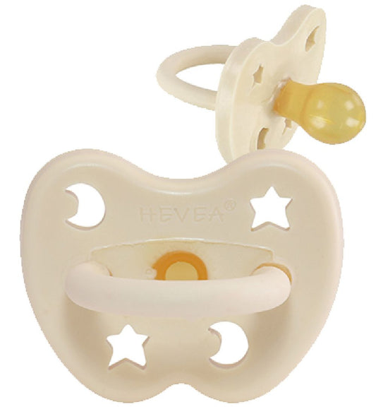 Hevea Fopspeen - 0-3 mnd. - Natuurlijk Rubber - Melkweg White m. - Hevea - 0-3 mnd - Fopspenen