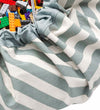 Play&Go Speelmat - Ø: 140 Cm - Strepen Green - Play&Go - OneSize - Speelmaten