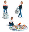Play&Go Speelmat - Ø: 140 Cm - Strepen Green - Play&Go - OneSize - Speelmaten