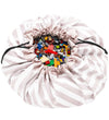 Play&Go Speelmat - Ø: 140 Cm - Strepen Roze - Play&Go - OneSize - Speelmaten