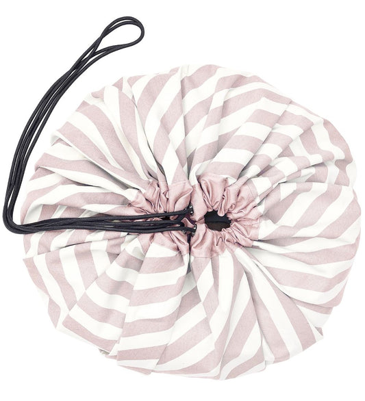 Play&Go Speelmat - Ø: 140 Cm - Strepen Roze - Play&Go - OneSize - Speelmaten