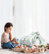 Play&Go Speelmat - Ø: 140 Cm - Geo Green - Play&Go - OneSize - Speelmaten