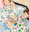 Play&Go x Omy Speelmat m. Stofmarkers - Ø: 140 Cm - Paris - Play&Go - OneSize - Speelmaten