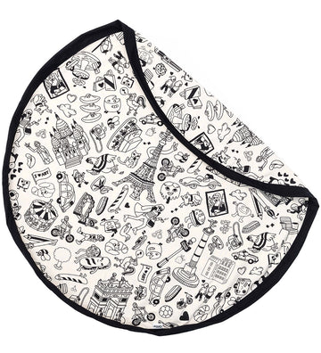 Play&Go x Omy Speelmat m. Stofmarkers - Ø: 140 Cm - Paris - Play&Go - OneSize - Speelmaten