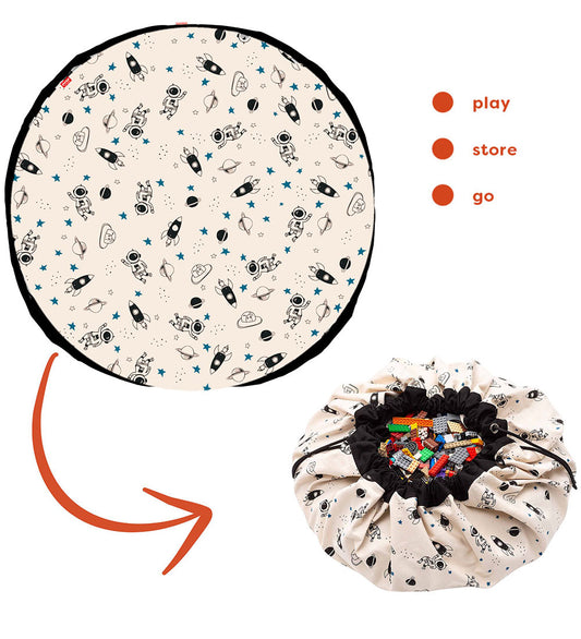 Play&Go Speelmat - Ø: 140 Cm - Space Glow - Play&Go - OneSize - Speelmaten
