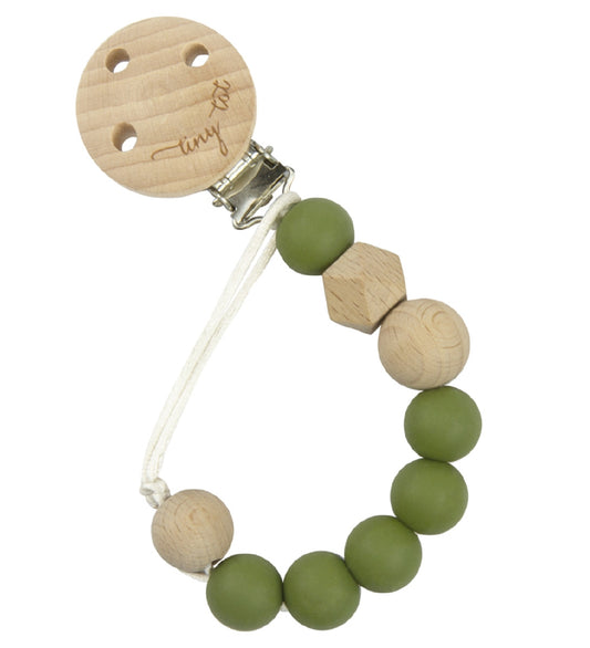 Tiny Tot Speenketting - Army Groen - Tiny Tot - OneSize - Speenkettingen