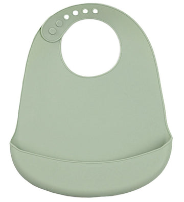 Tiny Tot Slabbetjes - Silicone - Dusty Groen - Tiny Tot - OneSize - Slabbetjes